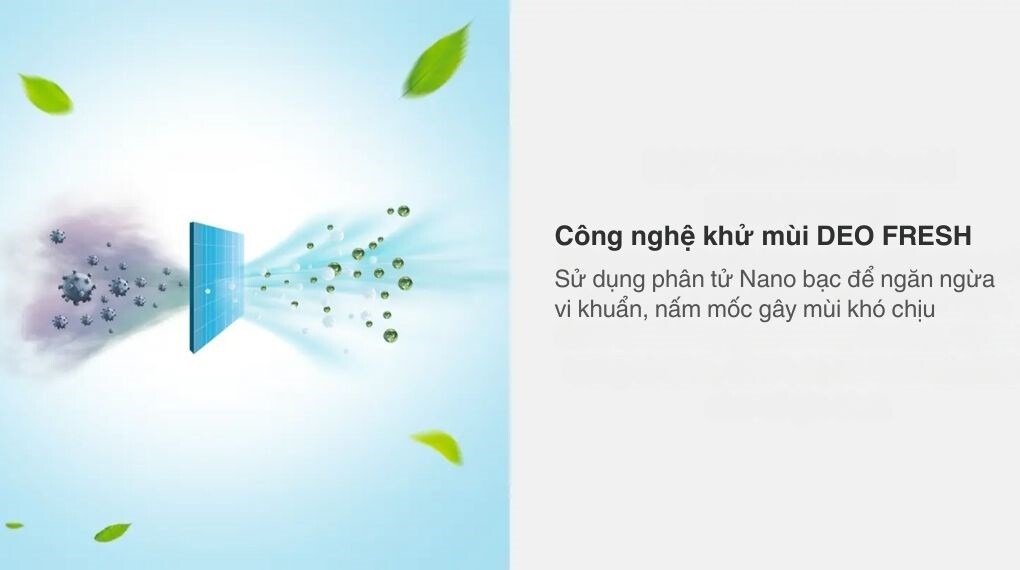 Khử mùi và kháng khuẩn mạnh mẽ với DEO Fresh